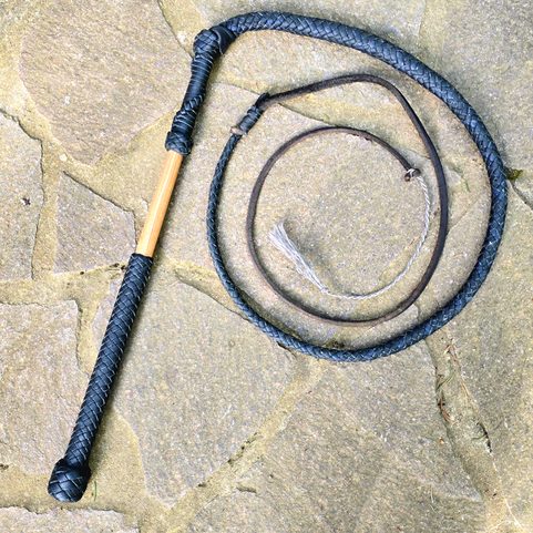 LEATHER WHIP, 250 CM