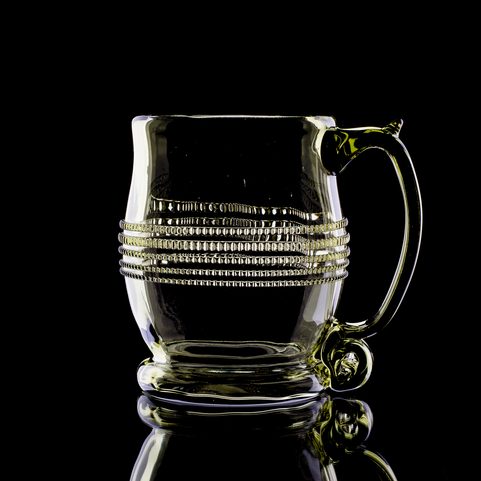 VERRE DE BIÈRE, VERTE, RÉPLIQUE HISTORIQUE