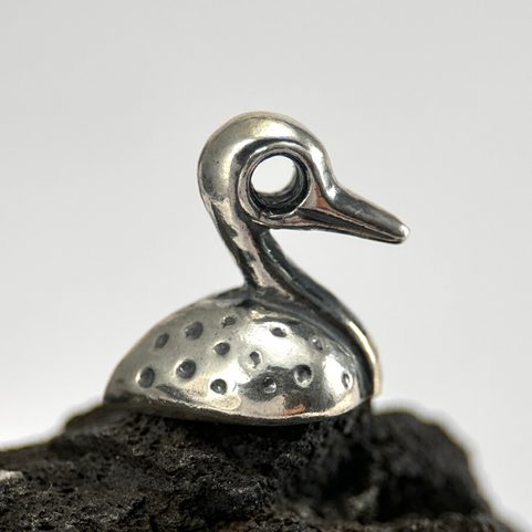 CANARD CELTE, FRANCE, PENDENTIF, ARGENT 925