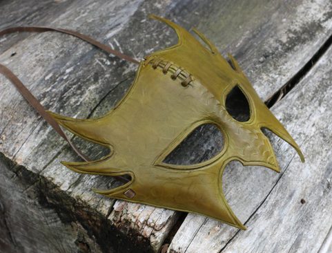 GREENMAN, LEATHER MASK