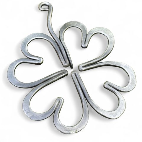 FOUR-LEAF CLOVER FOR LUCK, FORGED