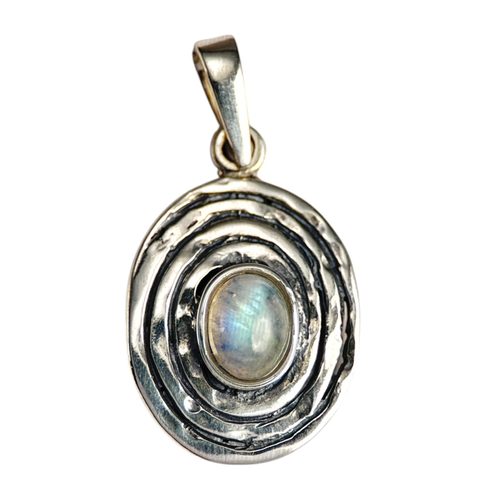 MOONSHINE - PENDENTIF, ARGENT, PIERRE DE LUNE