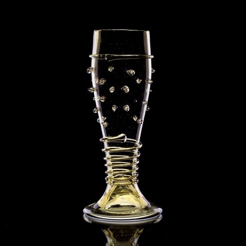 RÉPLIQUE DU VERRE MÉDIÉVAL, BOHÊME, XIV. SIÈCLE