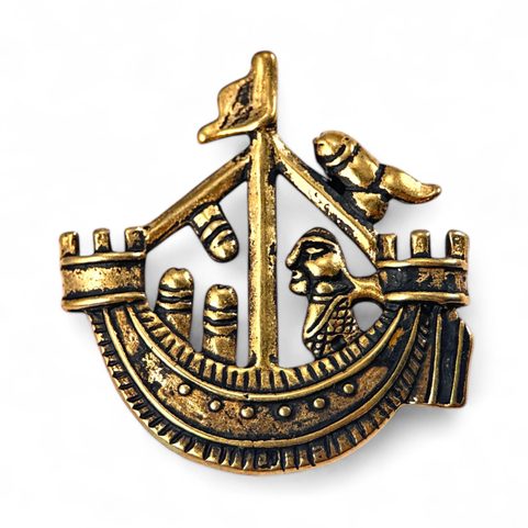 MEDIEVAL PILGRIM PENDANT - PHALLUS AND SHIP, 14TH CENTURY