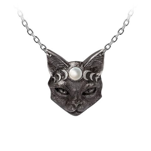 CHAT DE LA LUNE MYSTIQUE, COLLIER, ALCHEMY ENGLAND