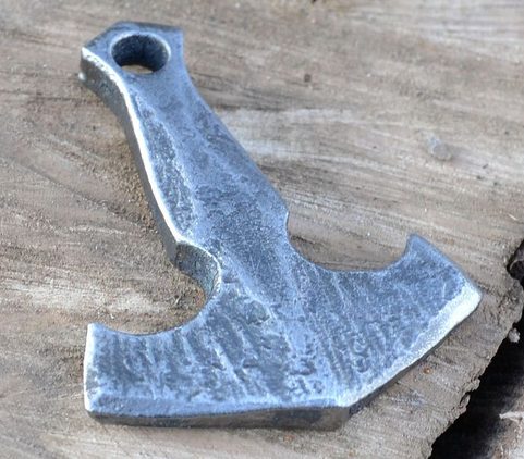 HAGAL, HAND FORGED THOR'S HAMMER, PENDANT