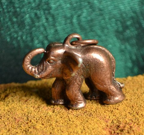 ELEPHANT, PEWTER PENDANT