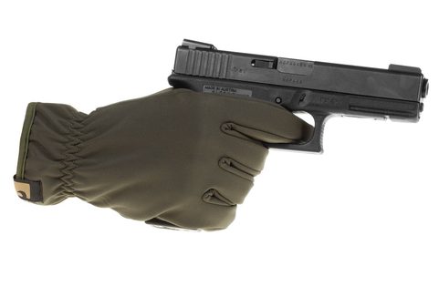 GLOVES SOFTSHELL GREEN CLAWGEAR