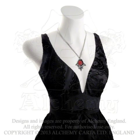 BLOOD MOON, BAT, NECKLACE, ALCHEMY ENGLAND