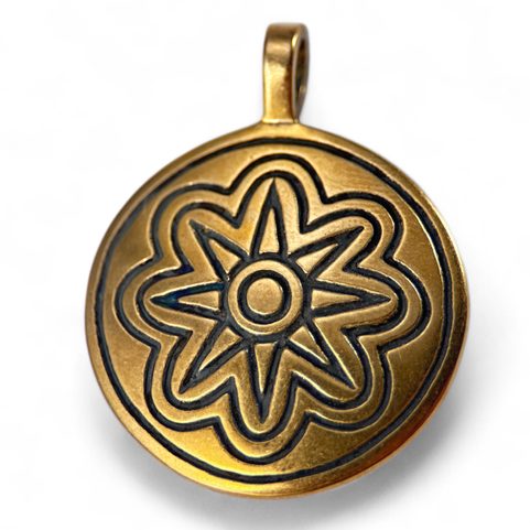 BRONZE AGE SUN IV, BRONZE PENDANT