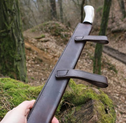 DAGUR, GESCHMIEDETE WIKINGER SCRAMASAX