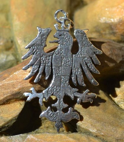 MÄHRISCHE ADLER, SILBERNEN ANHÄNGER AG 925