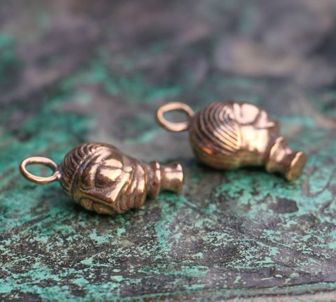 RIX, CELTIC HEAD, REPLICA, BRONZE PENDANT