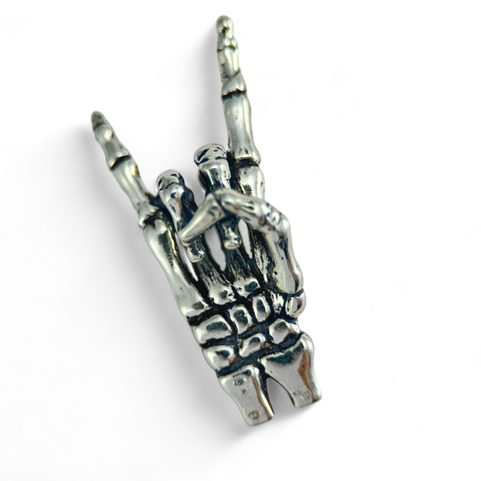 DEVIL HORNS - PENDENTIF EN ARGENT POUR LES ROCKERS