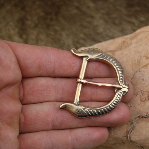 SLEIPNIR, VIKING BUCKLE, BRONZE