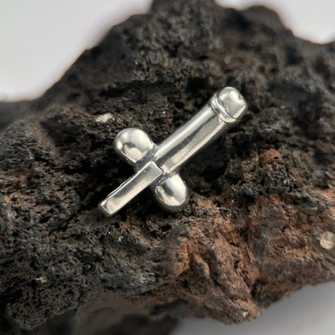 ROMAN PHALLIC PENDANT, HILLINGTON, NORFOLK, SILVER 925
