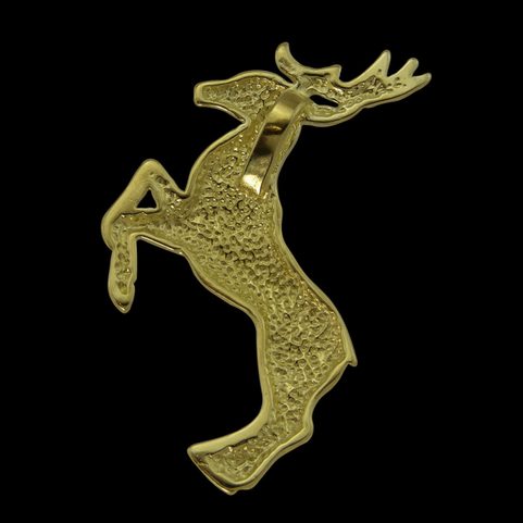 KELTISCHER HIRSCH, ANHÄNGER, 14K GOLD