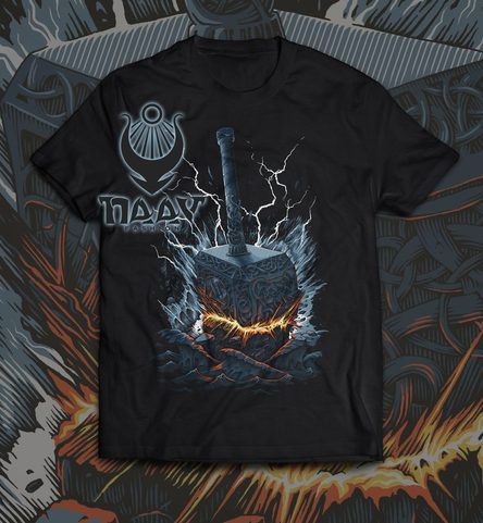 MARTEAU DE THOR - MJOLLNIR, T-SHIRT, HOMMES