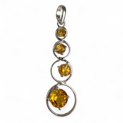 LUMINA, PENDANT, CITRINE , AG 925/1000