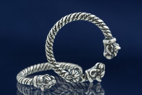 CHAT CELTIQUE, BAGUE EN ARGENT