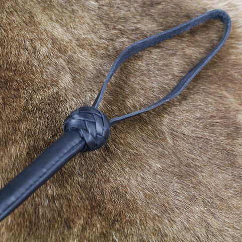 LEATHER PADDLE, BLACK