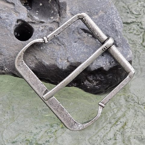 BELT BUCKLE, 15TH CENTURY, BOHEMIA, ZINC