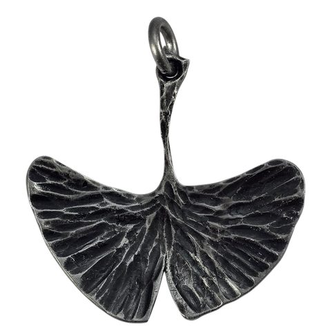 GINKGO BILOBA - FORGED PENDANT