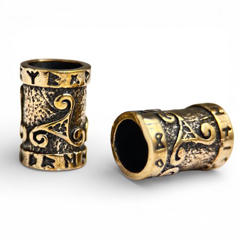 TRISKELION - PERLE RUNIQUE POUR LA BARBE