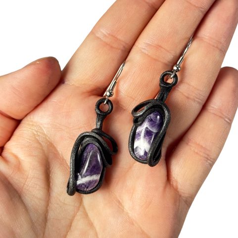 AMETHYST  EARRINGS