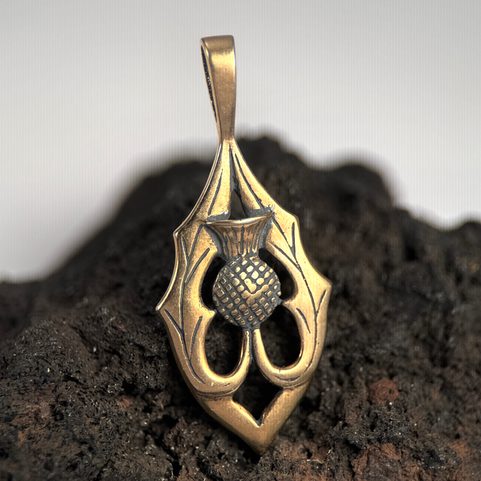 ALBA - SCOTTISH THISTLE, PENDANT, BRONZE