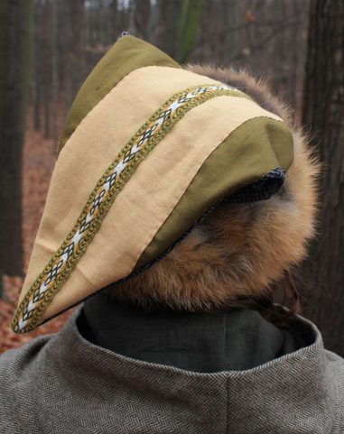 BIRKA - BONNET VIKING, TISSAGE ET FOURRURE DE RENARD