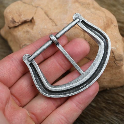 BOUCLE DE CEINTURE MÉDIÉVALE 45 MM, ZINC