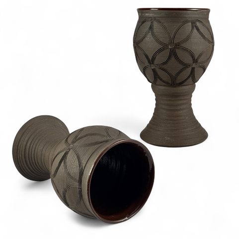 MEDIEVAL CERAMIC CUP, 14CM