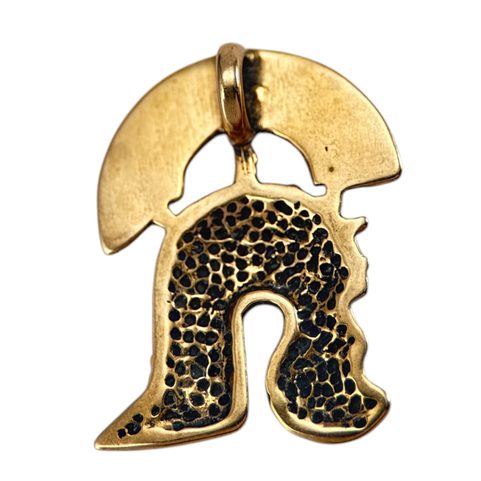 CENTURION, ROMAN HELMET, BRONZE PENDANT