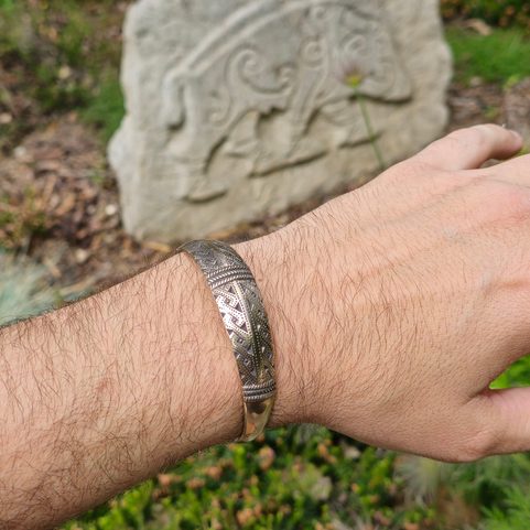 GOTLAND, VIKING BRACELET, BRONZE