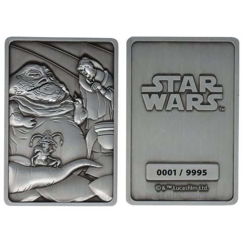 STAR WARS ICONIC SCENE COLLECTION LIMITED EDITION INGOT JABBA THE HUT