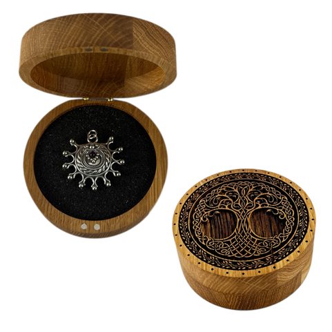 BAUM DES LEBENS, SCHMUCK- UND ARMBANDBOX MIT MAGNET 10 CM