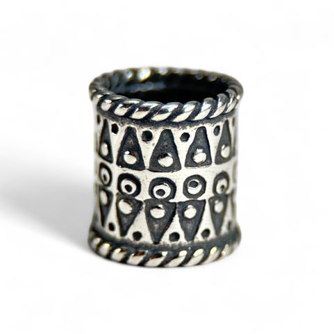 BAGUE DE BARBE VIKING, ARGENT STERLING