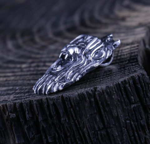 BOHEMIAN LION, PENDANT, STERLING SILVER