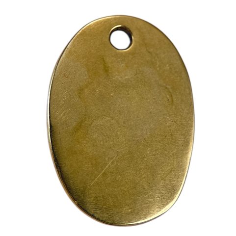 ELSKERE, LOVERS, TANUM PETROGLYPH, BRASS PENDANT