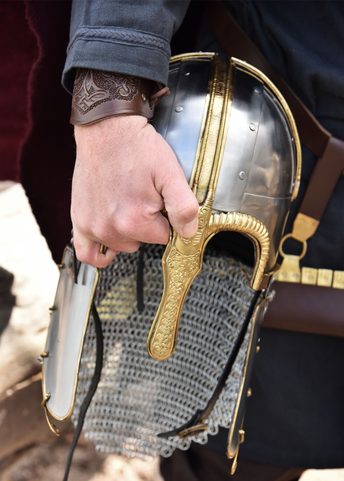 COPPERGATE HELMET, WITH BUTTED AVENTAIL, 1.6 MM STEEL