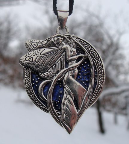 MIDNIGHT FAIRY, SILVER 925 PENDANT