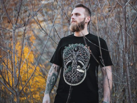ARBRE DE VIE - T-SHIRT, COLORÉ