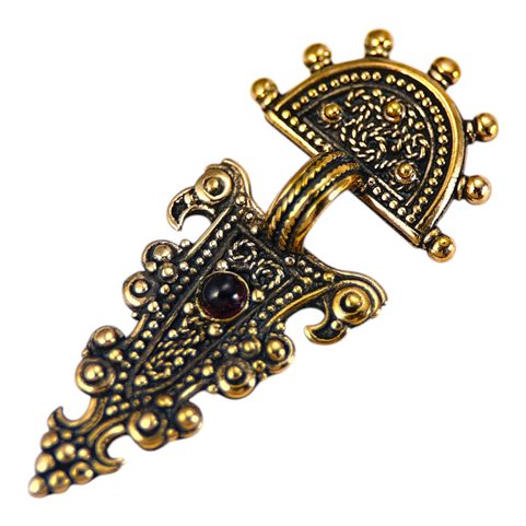 TÊTES D'AIGLE, FAIBULE DU HAUT MOYEN ÂGE REFAITE COMME UN PENDENTIF, BRONZE