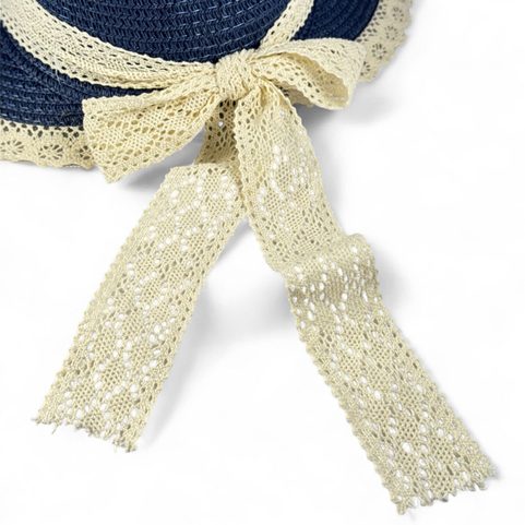 LADIES SUMMER HAT WITH LACE