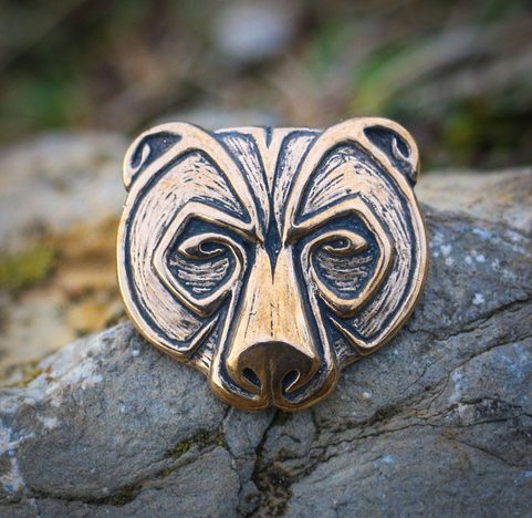 URSUS, BEAR PENDANT, BRONZE