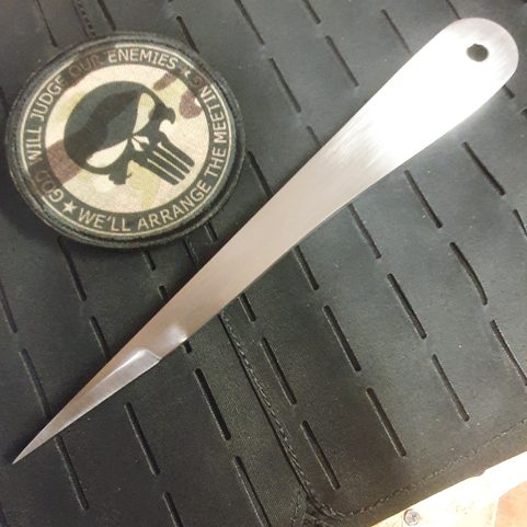 TOP DOG THROWING KNIFE POLISHED