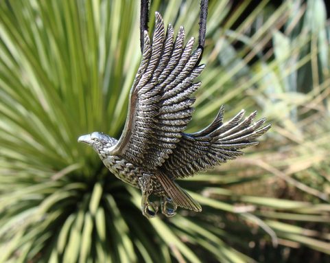 FLYING EAGLE, SILVER PENDANT, AG 925