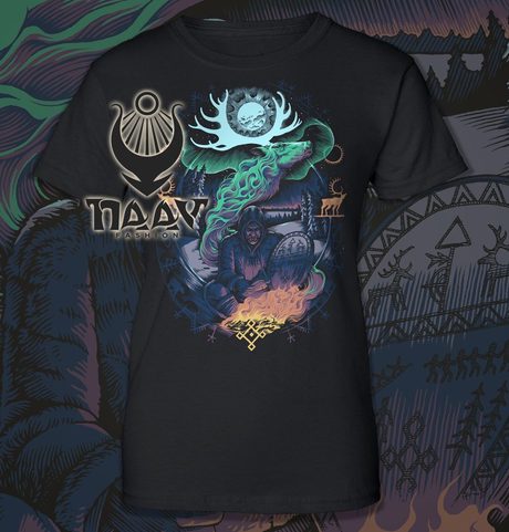 SAMI SHAMAN, WOMEN'S T-SHIRT COLOURED