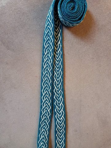 HAND HEDDLE WOVEN BELT, 1M